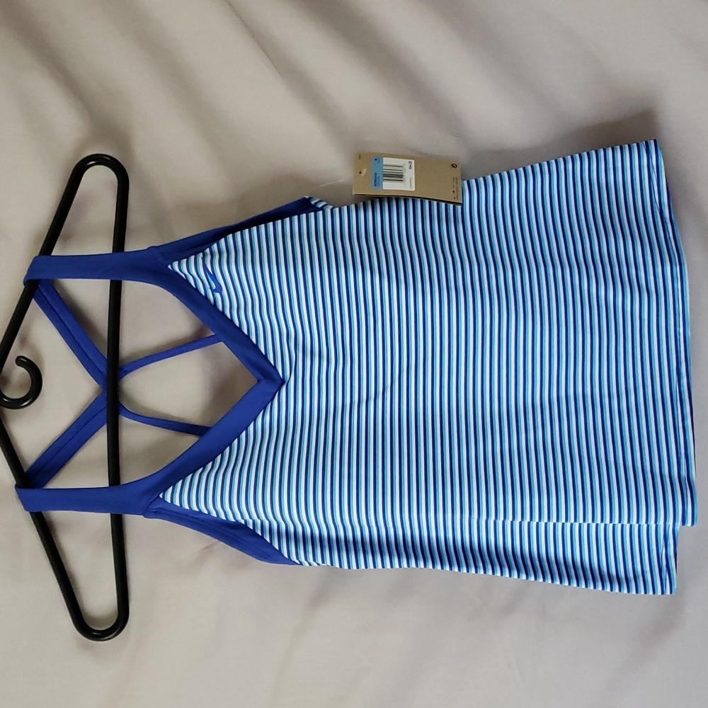 NEW Nike Stripe V-Neck Tankini